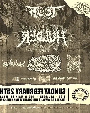 Decibel Magazine Tour: Cryptopsy, Necrot, Fulci & Blood Monolith